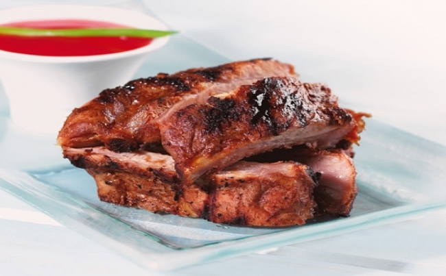 Costillas de cerdo a la oriental